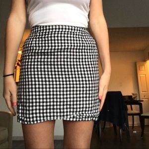 Checkered Skirt